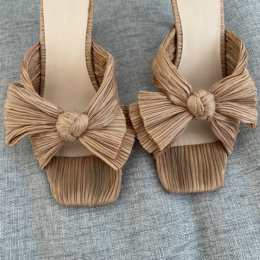 Loeffler Randall Eugenia Bow Mule in Dune - Picture 10 of 13